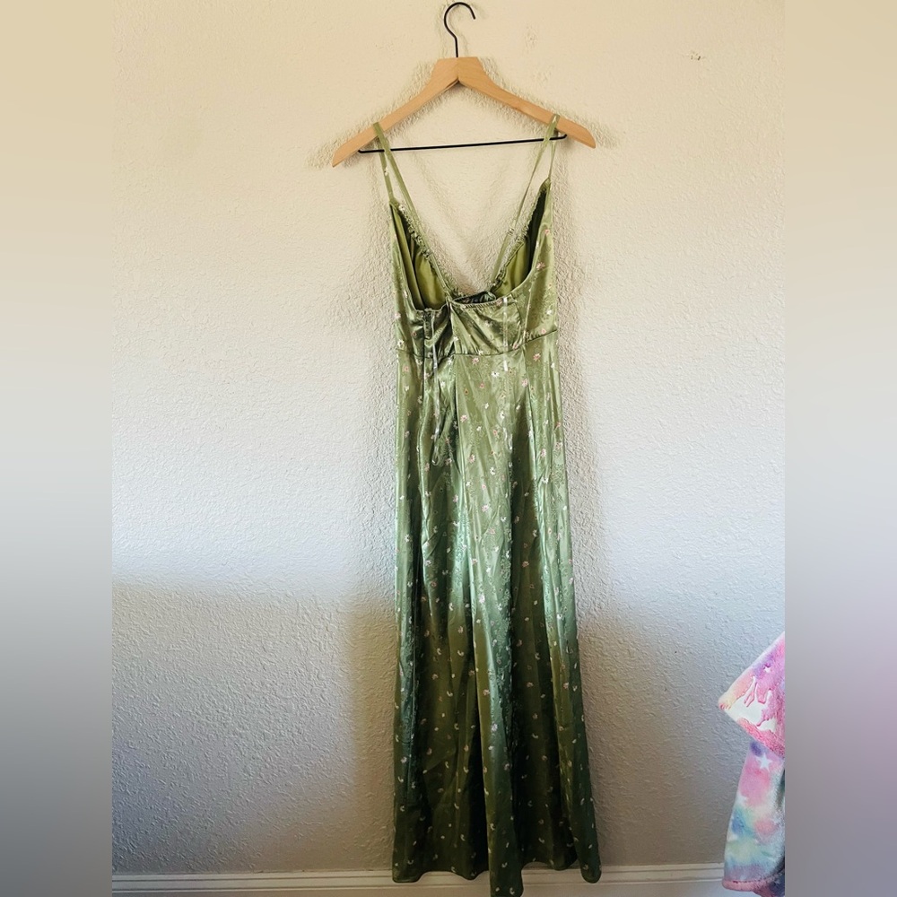 Wild Fable Green Apple Floral Dress NWT - Picture 9 of 12